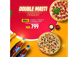 Pizza Point Double Masti Deal 1 For Rs.699