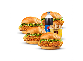 Burger Lab Spicy Crisp Deal  For Rs.1890