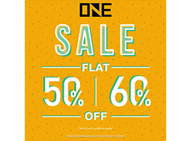ONE PK Sale Flat 50% To 60% Off