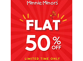 Minnie Minors! Flat 50% Off Limited Time Only