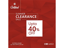 Califord Summer Clerance Sale Upto 40% off