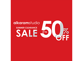 Alkaram studio Summer Clearance Sale Upto 50% Off