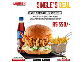 Lamosh Single's Deal 1 For Rs.550