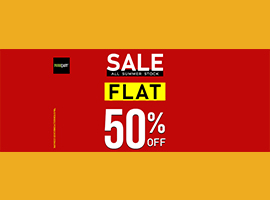Forecast Flat 50% Off on All Summer Stock