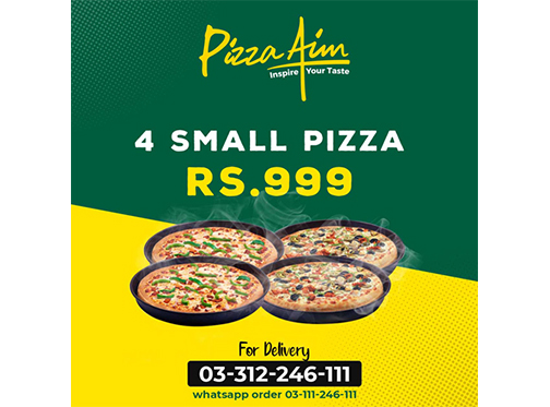 Pizza Aim Delicious Pizza Deal 1 For Rs.999
