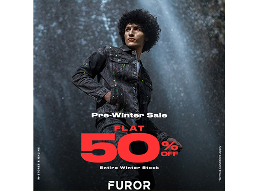Furor Pre Winter Sale Flat 50% Off