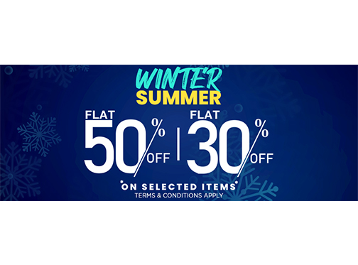 Expostore! Winter Summer Sale Flat 30% & 50% Off