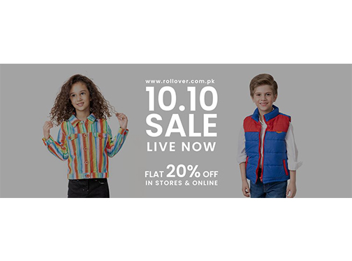 Rollover Kids Company 10.10 Sale Flat 20% Off