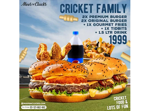 Moos 'n' Clucks Cricket Family For Rs.1999