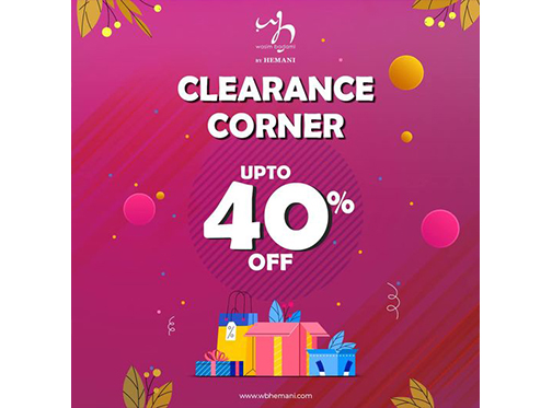 WB Stores Clearance Corner sale! Upto 40% Off