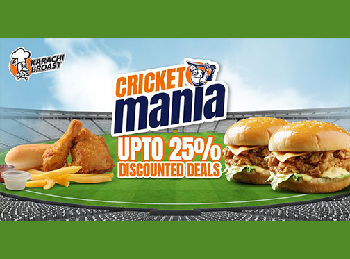 Karachi Broast! Cricket Mania - Upto 25% Discounted Deals