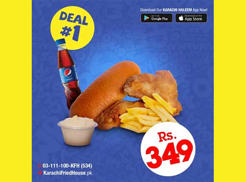 Karachi Fried House Tasty Deal 1 For Rs.349