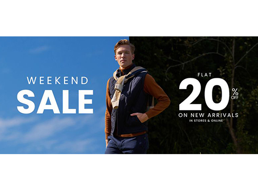 Equator Stores Weekend Sale! Flat 20% Off On New Arrival