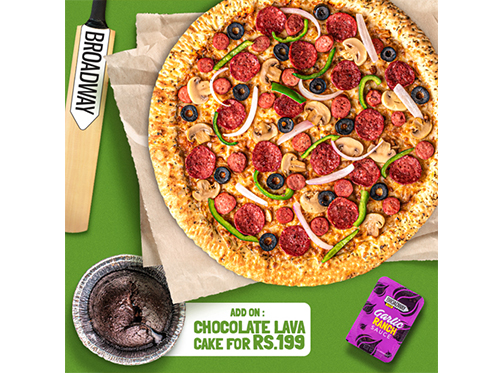 Broadway Pizza! T20 Deal 1 For Rs.849