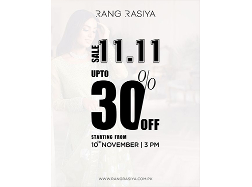 Rang Rasiya 11.11 Sale Upto 30% Off