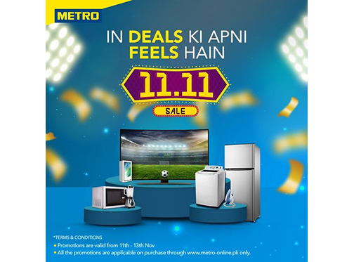 METRO 11.11 Sale! exclusive promotions