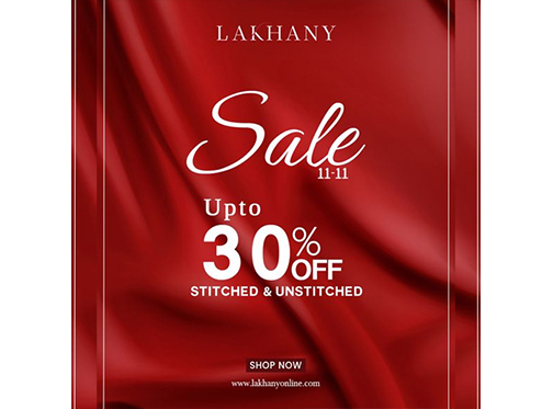 Lakhany 11.11 Sale Upto 30% Off