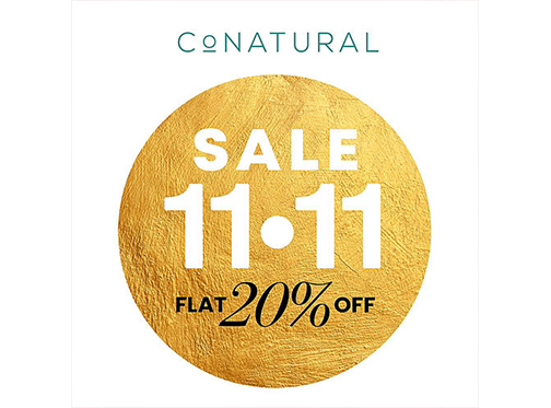 Conatural 11.11 Flat 20% Off