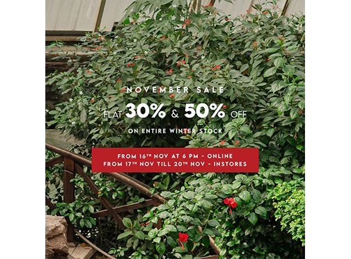 Pepperland November Sale Flat 30% & 50% Off
