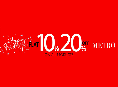 Metro Shoes Blessed Friday Sale Flat 10% & 20% off