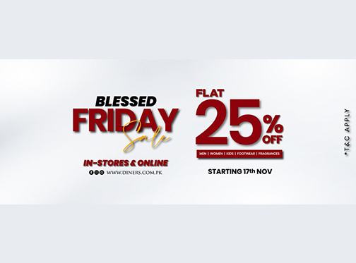 Diners Blessed Friday Sale! Flat 25% Off