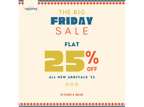 Offspring Big Friday Sale Flat 25% Off