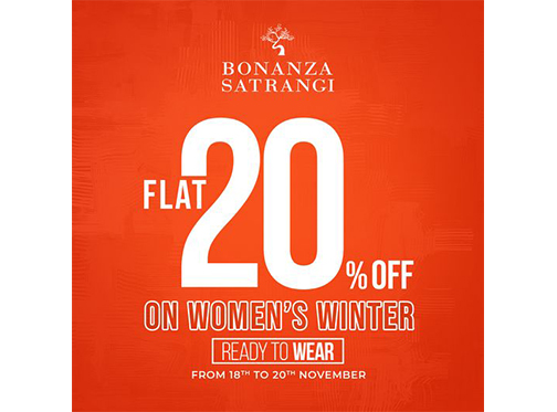 Bonanza.Satrangi Flat 20% Off On Winter Women's Ready To Wear