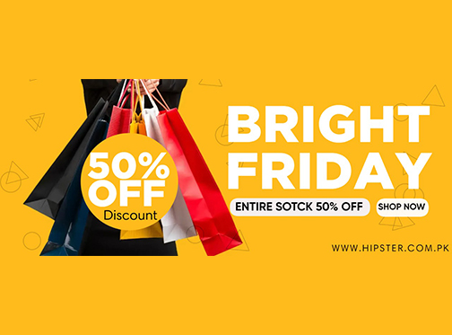 Hipster! Bright Friday Sale Flat 50% Off