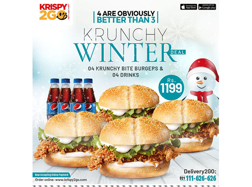 Krispy2GO Krunchy Winter Deal For Rs.1199