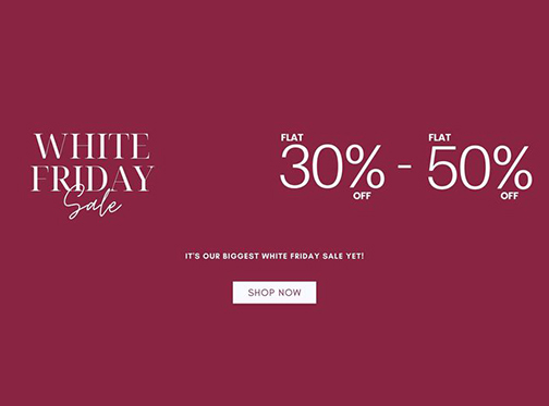 Taana Baana White Friday Sale 30% & 50% Off