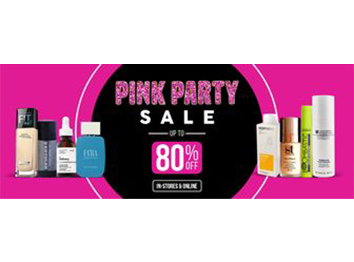 Makeup City Pink Party Sale Upto 80% Off