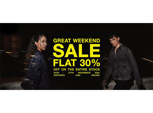Outfitters Great Weekend Sale Flat 30% Off