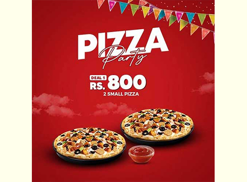 Bites 4 Delight Pizza Party Deal 1 For Rs.800
