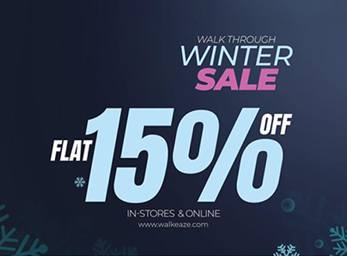 WalkEaze Winter Sale Flat 15% Off