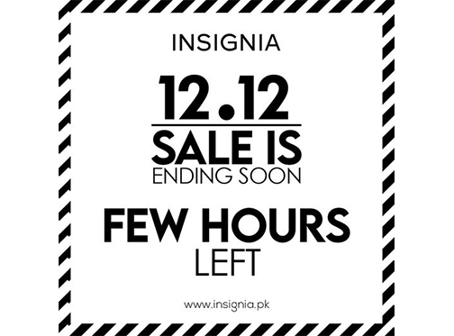 Insignia 12.12 Sale! Flat 20% & Flat 50% Off