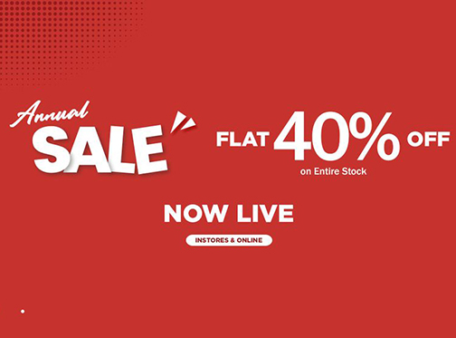 Charizma Annual Sale Flat 40% Off