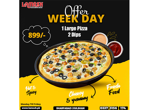 Lamosh Week Day Offer 1 For Rs.899