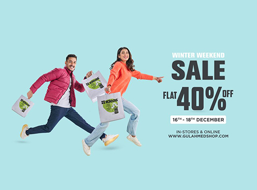 Gul Ahmed Ideas Winter Weekend Sale! Flat 40% Off