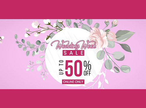 Makeup City Wedding Week Sale! up to 50% off