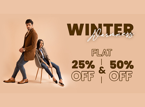 Starlet Shoes Winter Sale Flat 25% & 50% Off