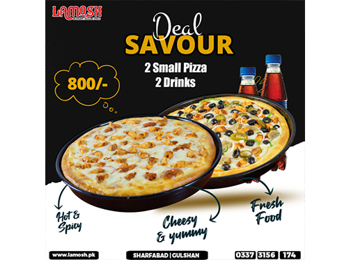Lamosh Savour Deal 1 For Rs.800