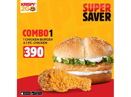 Krispy2GO Combo 1 For Rs.390