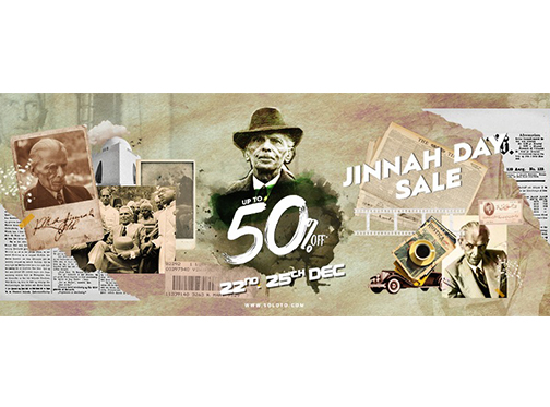 Soloto Jinnah Day Sale Upto 50% Off