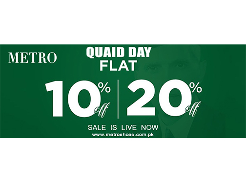 Metro Shoes Quaid Day Sale Flat 10% 20% Off