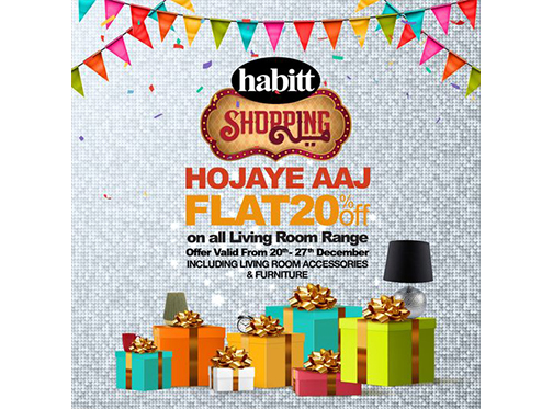 Habitt Shopping Mela Sale! Flat 20% Off