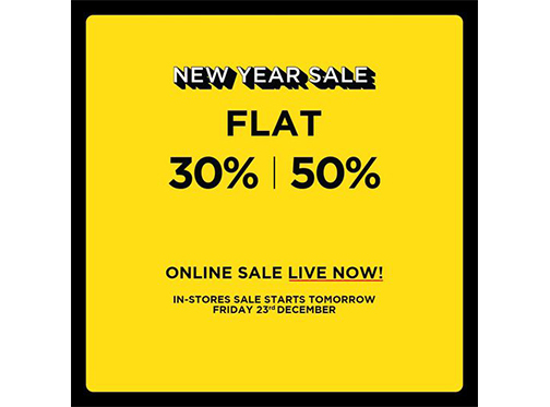 Breakout! New Year Sale Flat 30% & 50% Off