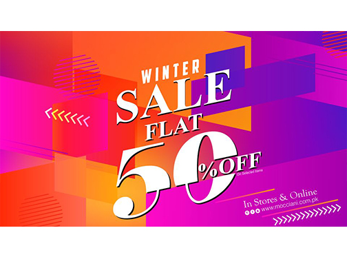 Mōcciani Winter Sale Flat 50% Off