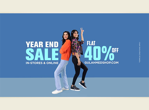 Gul Ahmed Year End Sale Flat 40% Off