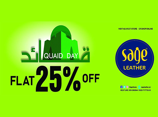Sage Quaid Day Sale Flat 25% Off