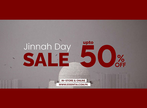 Essentia Jinnah Day Sale Upto 50% Off